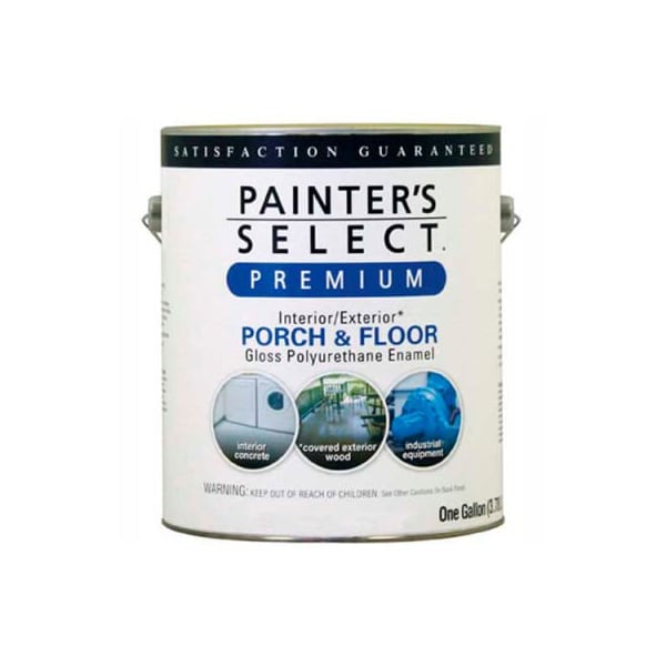 General Paint Painter's Select Porch & Floor Coating, Polyurethane Oil, Gloss Finish, Medium Gray, Gallon - 209296 - main